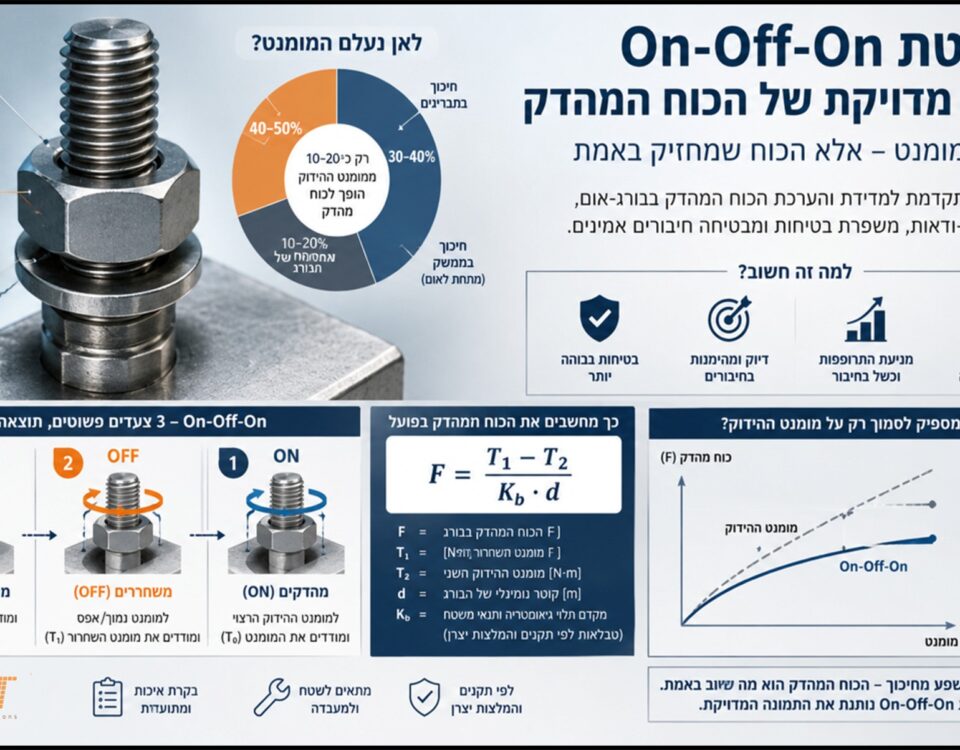 Bolt and nut tightening test methods – the On-Off-On method