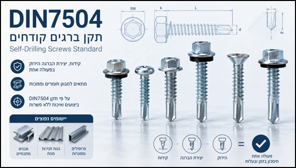 DIN 7504 – the standard for self-drilling (cladding) screws