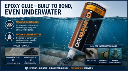 The Watertightness of Chemical Adhesives and Their Use in Underwater Applications