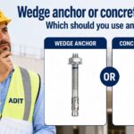 Wedge anchor or concrete screw: which should you use, and when?